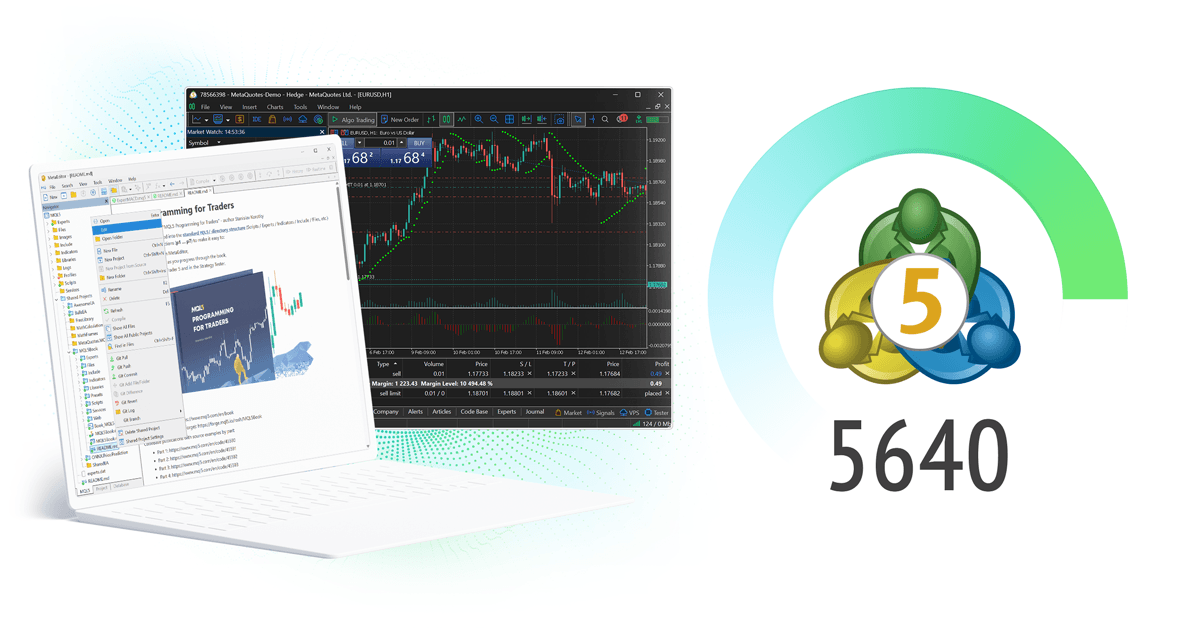 新版 MetaTrader 5 平台 Build 5640：MetaEditor 中的暗色主题改进和 Markdown 支持